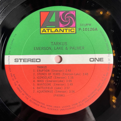 Винтажная виниловая пластинка LP Emerson, Lake and Palmer Tarkus (Japan 1976) (Obi) Eruption