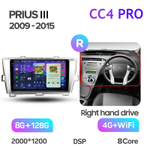 Teyes CC4 Pro 9" для Toyota Prius III 2009-2015