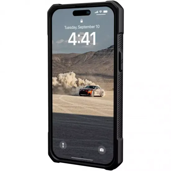 Чехол Uag Monarch для iPhone 14 6.1" Pro, цвет карбон (Carbon Fiber)