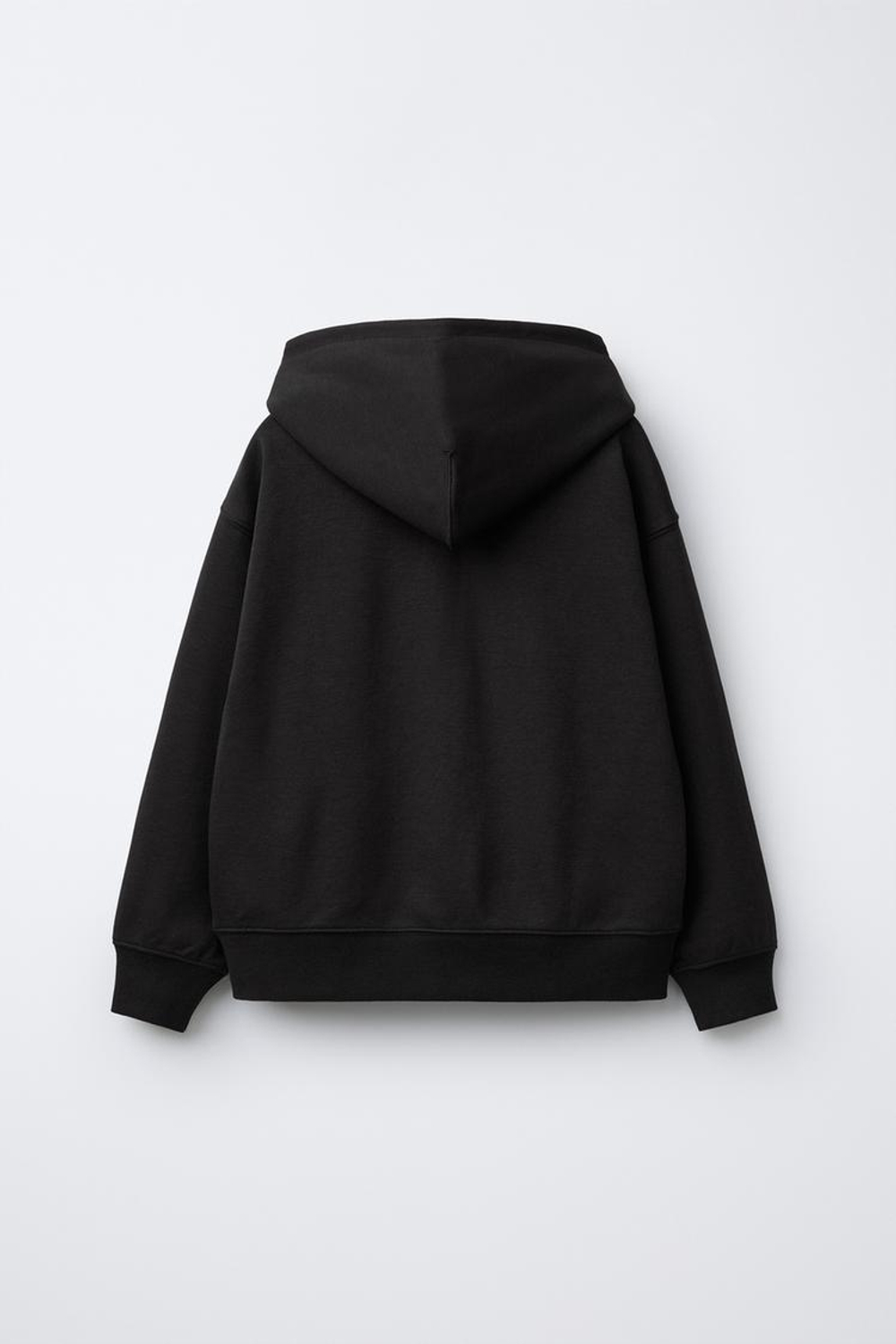 ZARA КОМПЛЕКТ ИЗ ТОЛСТОВКИ И БРЮК-ДЖОГГЕРОВ, ЧЕРНЫЙ