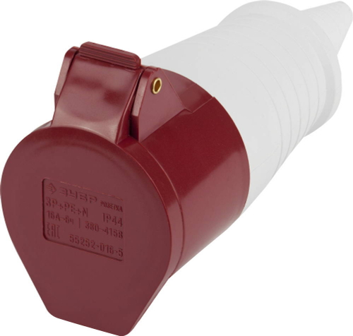 Розетка ЗУБР ″Мастер″ переносная, 16A, 400B, 6ч