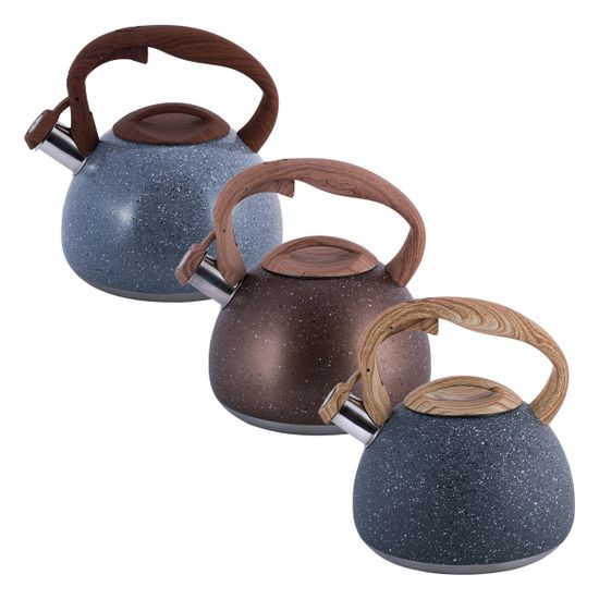 Чайник 2,8 л. из нержавеющей стали со свистком Kamille KM-0699