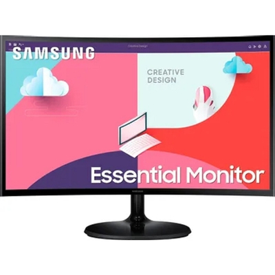 Монитор LCD Samsung 23.8" S24C360EAI черный (VA Curved 1920x1080 75Hz 4ms 250cd D-Sub HDMI VESA)
