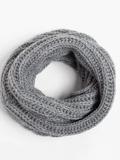 Снуд женский, цвет серый, размер 120x32