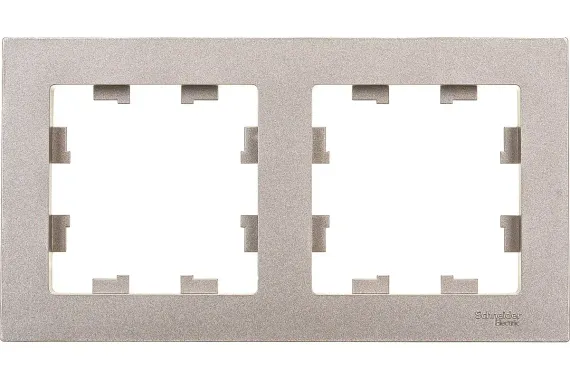 Рамка Systeme Electric ATLASDESIGN 2 постовая шампань 37457