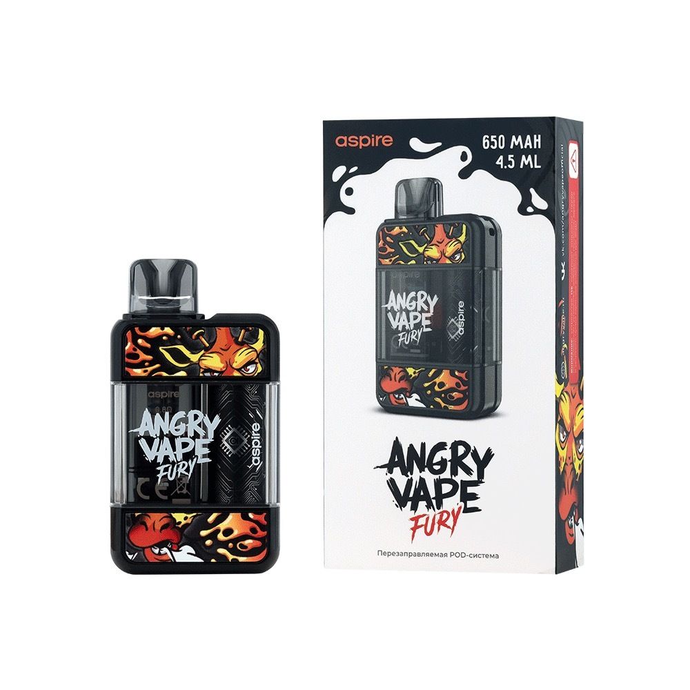 Brusko Angry Vape Fury Черный