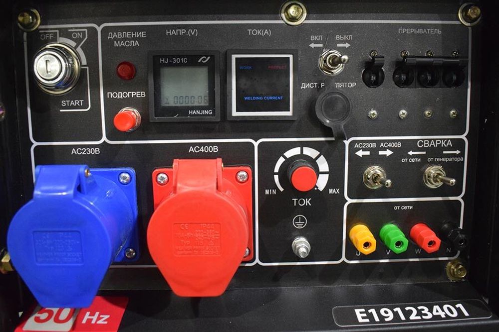 Трехфазный сварочный дизель-генератор TSS DGW 7.0/250ED-R3 - [7 кВт / MMA: 50-230А]