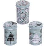 Банка жестяная «Снежинка» 600мл 8,6*13см