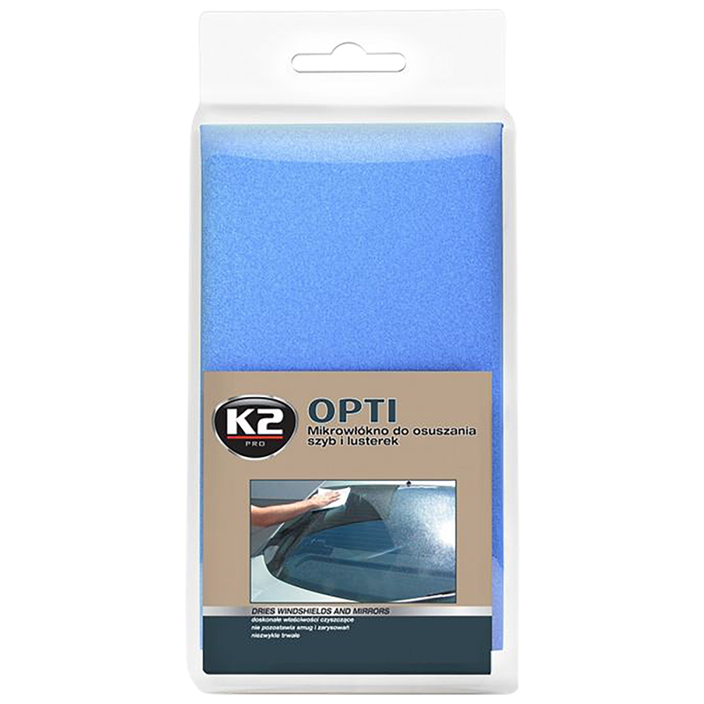 ПОЛОТЕНЦЕ ИЗ МИКРОФИБРЫ К2 MICROFIBRE OPTI 40X40 ГОЛУБОЕ