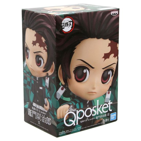 Фигурка Q Posket Demon Slayer Kimetsu No Yaiba, Tanjiro Kamado, 14 см / Фигурка по мотивам аниме "Клинок, рассекающий демонов", Танджиро Камадо, 14 см