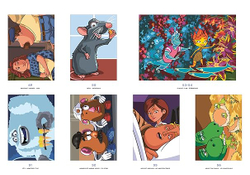 Hachette раскраска по номерам Coloriages au numéro -Раскраски Best of Pixar