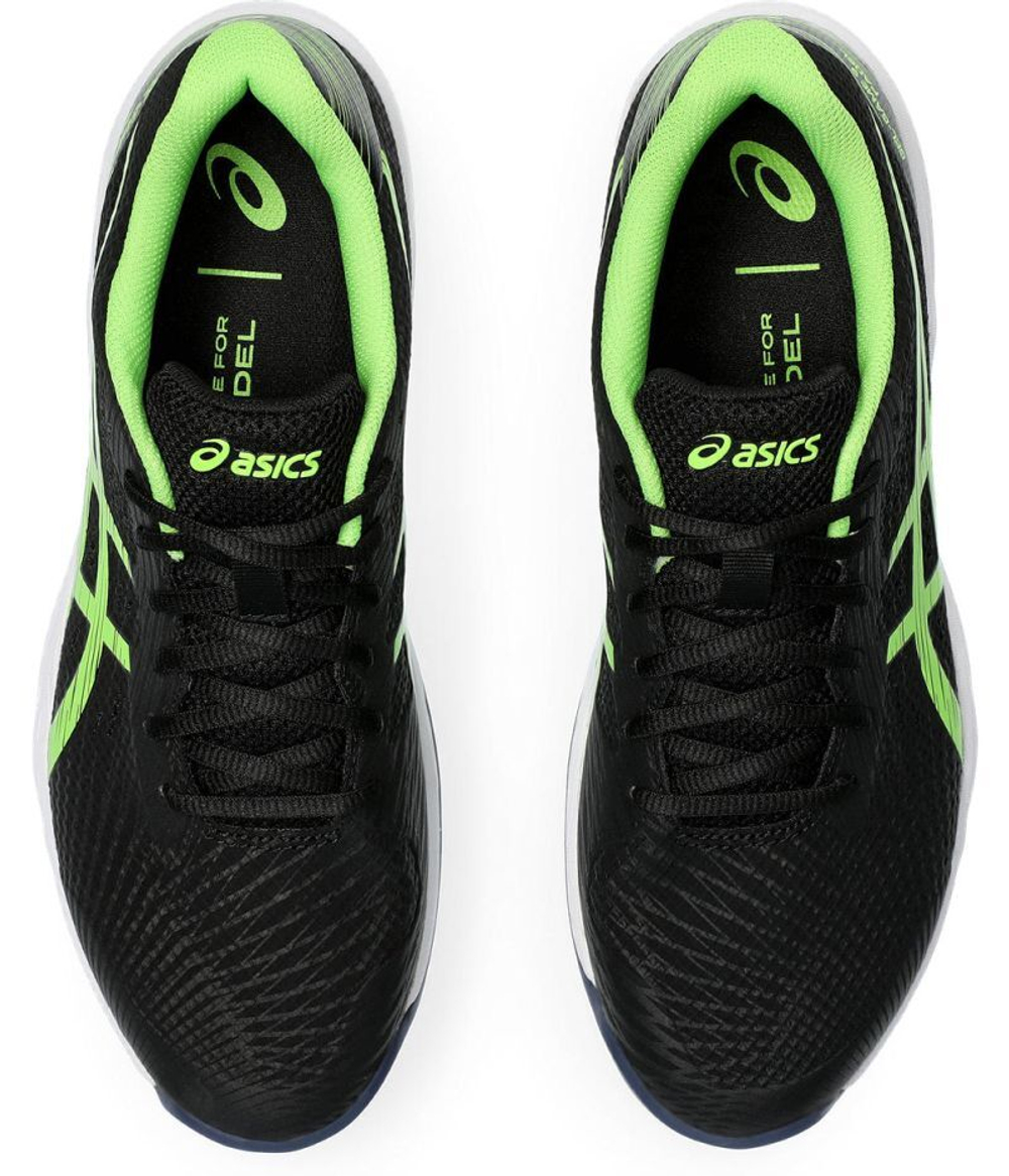 Мужские кроссовки для Падел Asics Gel-Game 9 Padel - black/electric lime