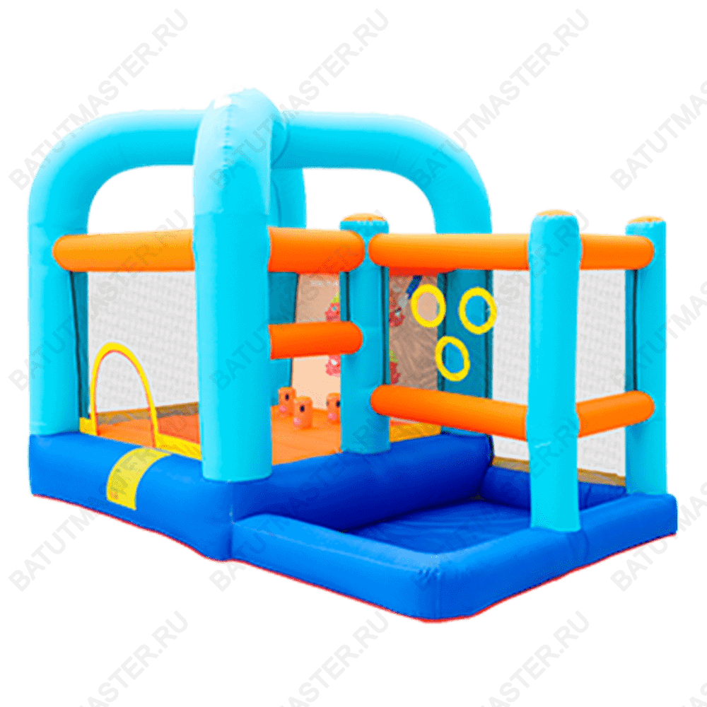 Батут для дачи "Интересное приключение" 3,6*2,3*2,5 м