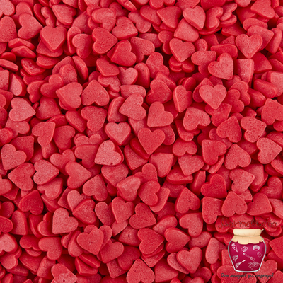 Посыпка "Сердечки красные" мини, 75 гр.