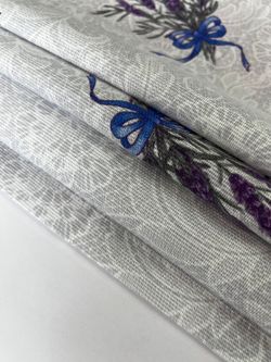 Штора из рогожки Сказка "Лаванда" 145х180 см 1 шт