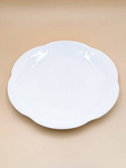 Блюдо круглое 30 см. набор 3 шт. "White Ornaments"