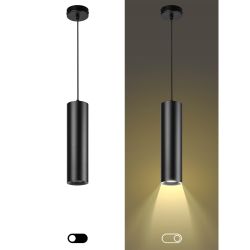 Светильник подвесной ЭРА PL1 GU10 BK 300 под лампу MR16 GU10 черный | Подвесные светильники