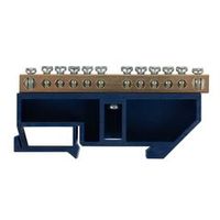 Шина нулевая с изолятором на DIN-рейку 12 групп