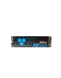 Ssd накопитель Netac SSD NV3000 2TB PCIe 3 x4 M.2 2280 NVMe 3D NAND, R/W up to 3300/2900MB/s, IOPS(R4K) 320K/280K, TBW 1200TB, with heat sink, 5y wty