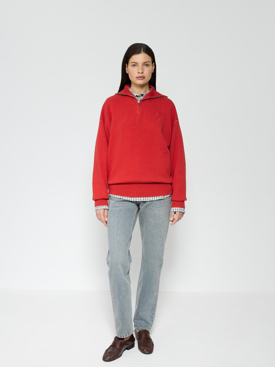 Джемпер с молнией