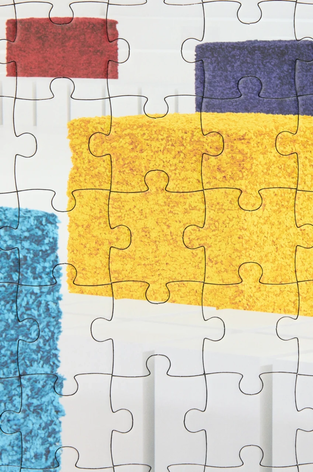 Loewe Сумка Confetti Puzzle 10 из классической телячьей кожи, разноцветный
