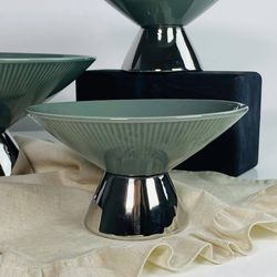 Lenardi 163-011 Конфетница 18х10см на MULTICOLOR ножке в под.уп.(х18)Фарфор