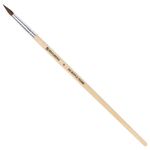 Кисть BRAUBERG, из ворса пони, круглая, № 4, 200190