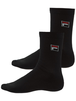 Теннисные носки Fila Long Frottee Socks 2P - черный
