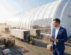 Пневмоангары как инструмент развития логистики: решения от производителя БатутМастер