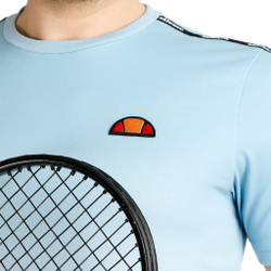 Мужское теннисное поло Ellesse Macina T-Shirt Men - Light Blue, White