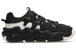 FILA Barricade 2 shock absorption, non-slip, wear-resistant, low-cut retro basketball shoes women's black and white