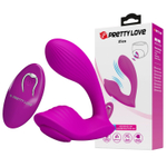 Лиловый вибратор в трусики Zico с пультом ДУ