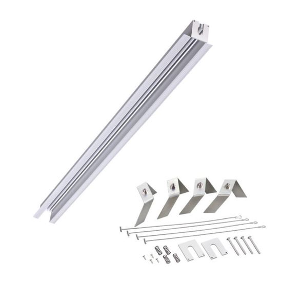 358090 PORT NT19 055 алюминий Встраиваемый профиль, длина 1м IP20 SABRO