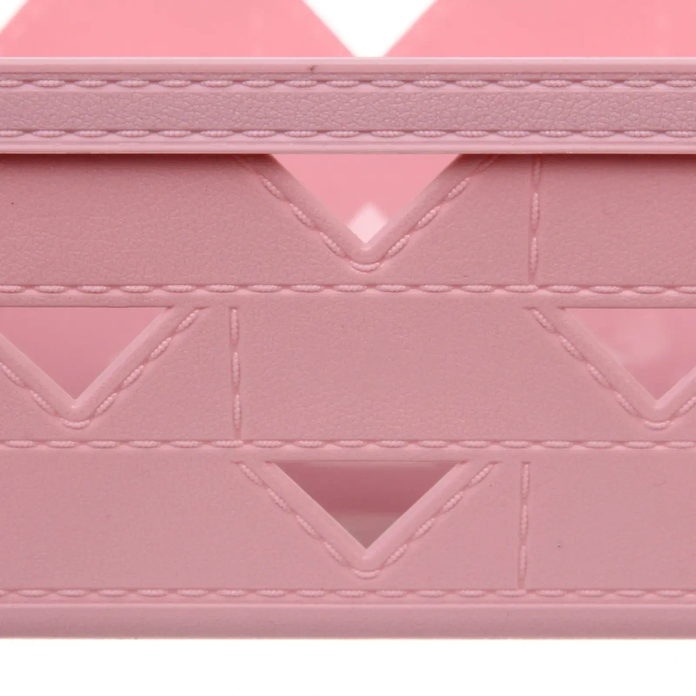 Корзинка для хранения «ЭНИГАРТ», цвет пудровая роза, 33*25.6*11см