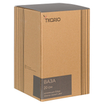 Ваза темно-серого цвета из коллекции edge, 20 см