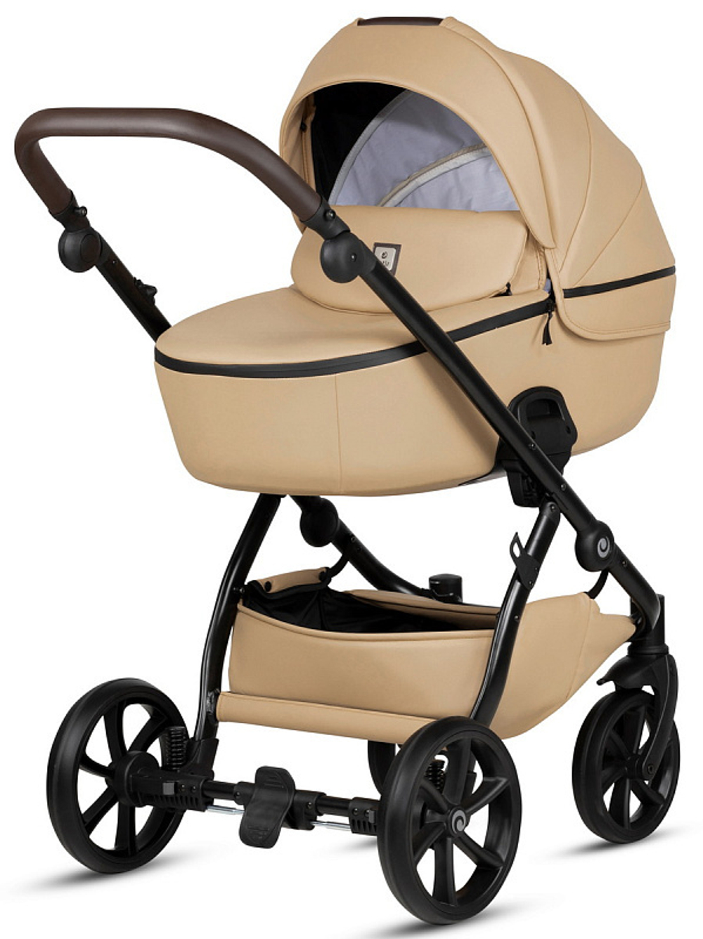 Детская коляска Tutis Uno 5 Plus Leather collection 3 в 1 1402167 Caramel
