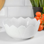 Набор салатников 4шт "Basilic", белый мрамор