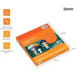 Пластилин 12 цветов Гамма Оранжевое солнце, 168гр, (6 классич., 6 флуор) карт. короб