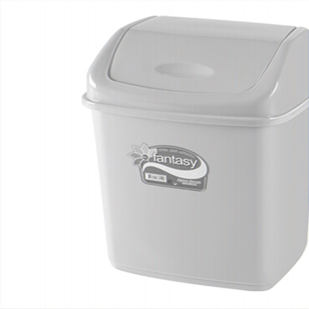 Контейнер для мусора с плавающей кр. "Фантазия" 18 л голубой