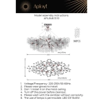 Подвесная люстра Aployt DANUSIA APL.846.13.10