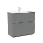 Тумба напольная Sancos Folk Floor 890х445х850, c двумя ящиками оснащенными доводчиками, Ergraut soft, арт.FL90FES