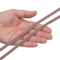 Резинка отделочная кофейно-розовая 8 мм (цв. 885), 641/8