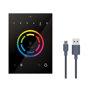 NICOLAUDIE ARCHITECTURAL STICK-CW4 - настенный сенсорный DMX контроллер 1024 канала, 36 сцен, 1 зона