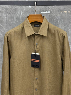 Льняная рубашка Zegna