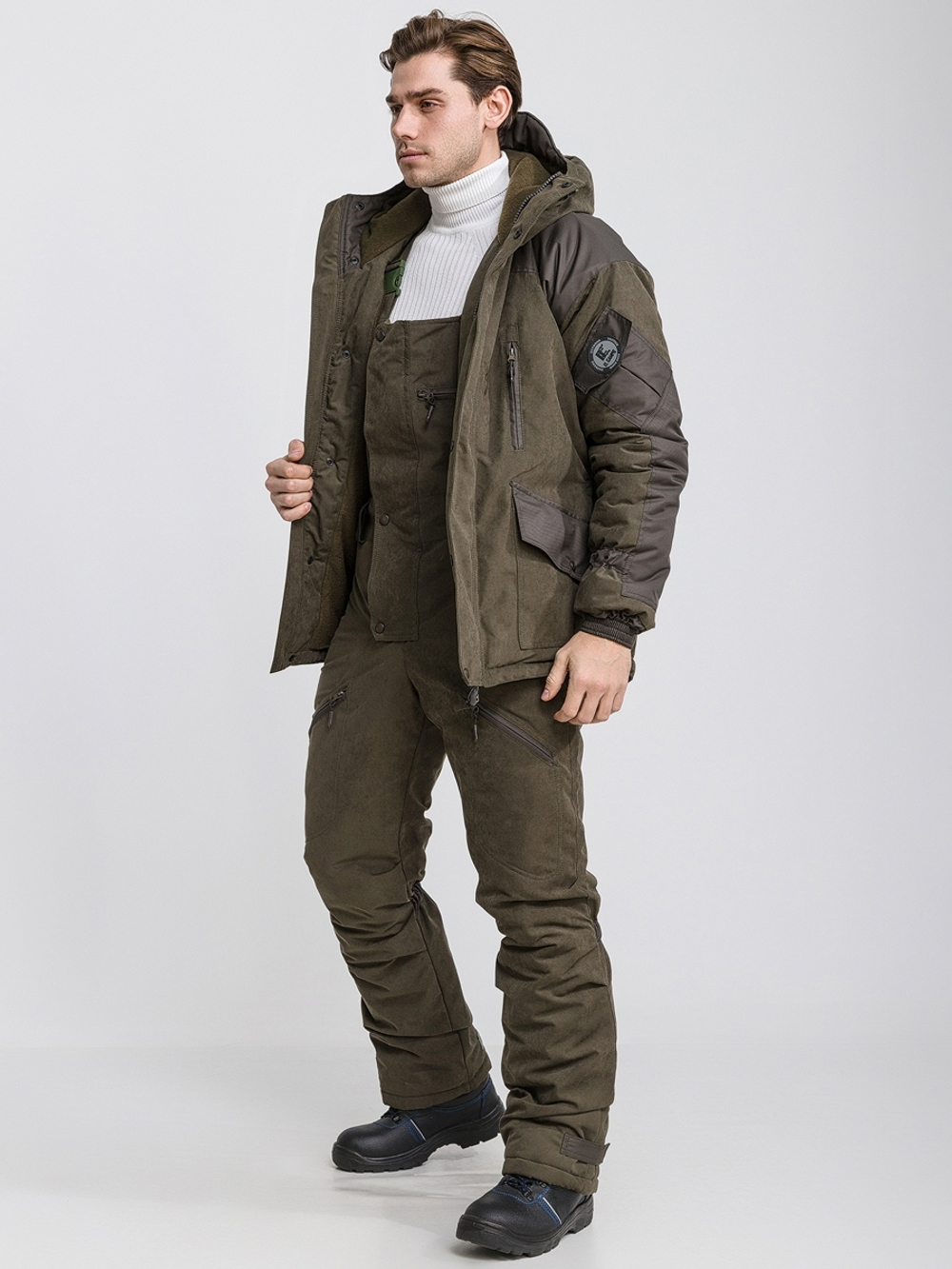 Костюм ИСЛАНДИЯ  зима Хаки