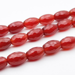 Сердолик, размер около 12*7,6 мм, цена за 8 шт (1/4 нити)