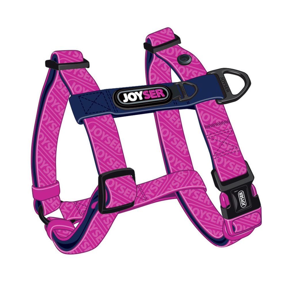 Шлейка для собак JOYSER Walk Base Step-in Harness S/420*110*8 розовая