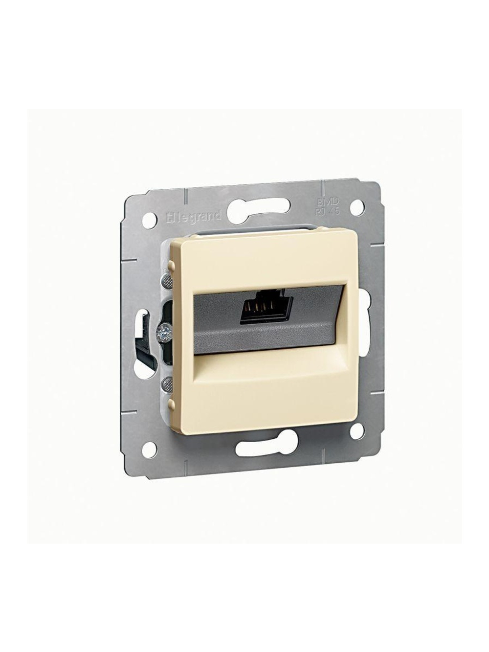 Розетка компьютерная 1-м СП Cariva RJ45 кат.6 UTP механизм сл. кость Leg 773741
