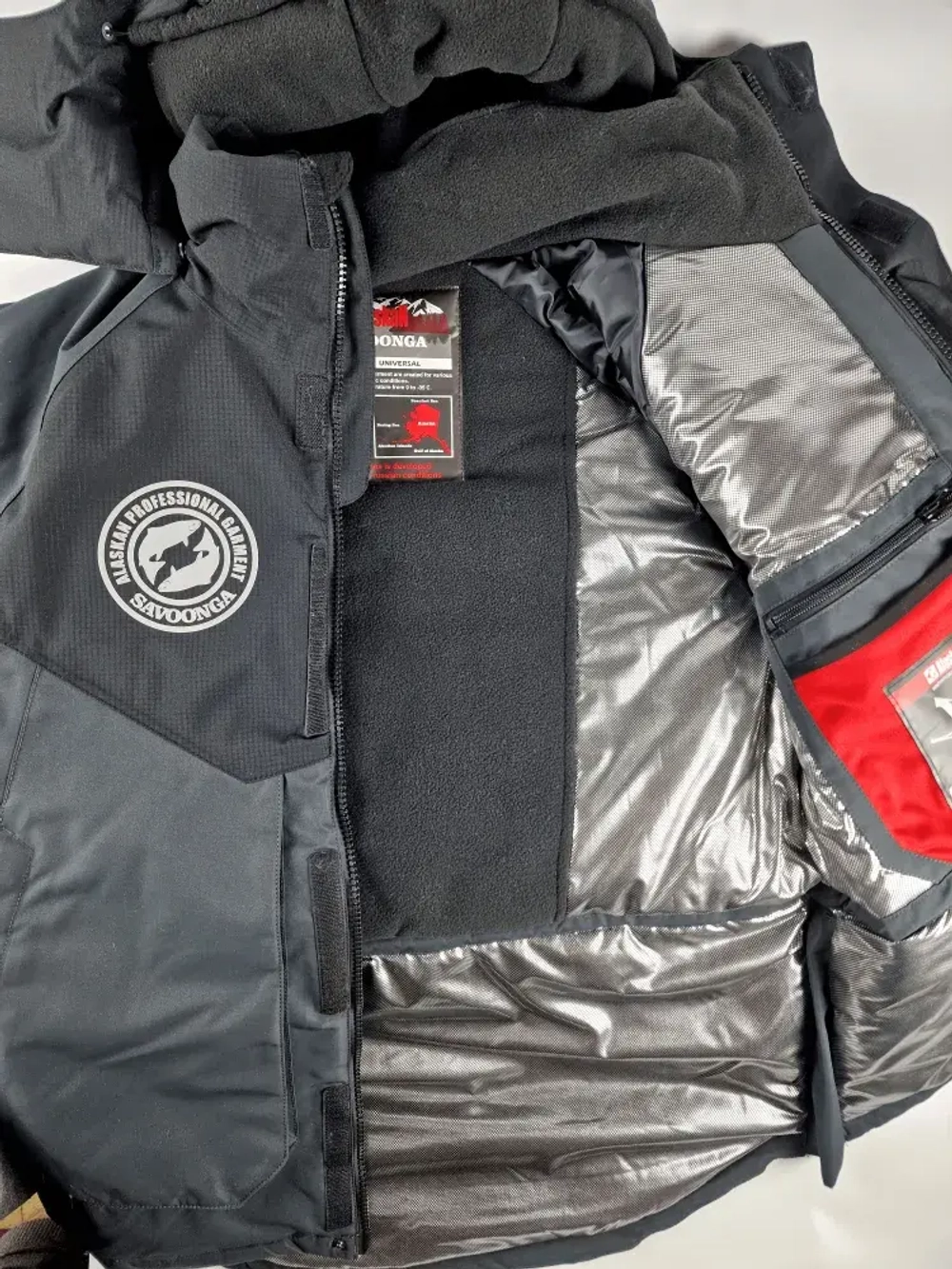 Костюм мужской зимний Alaskan Savoonga (Серый/Черный)