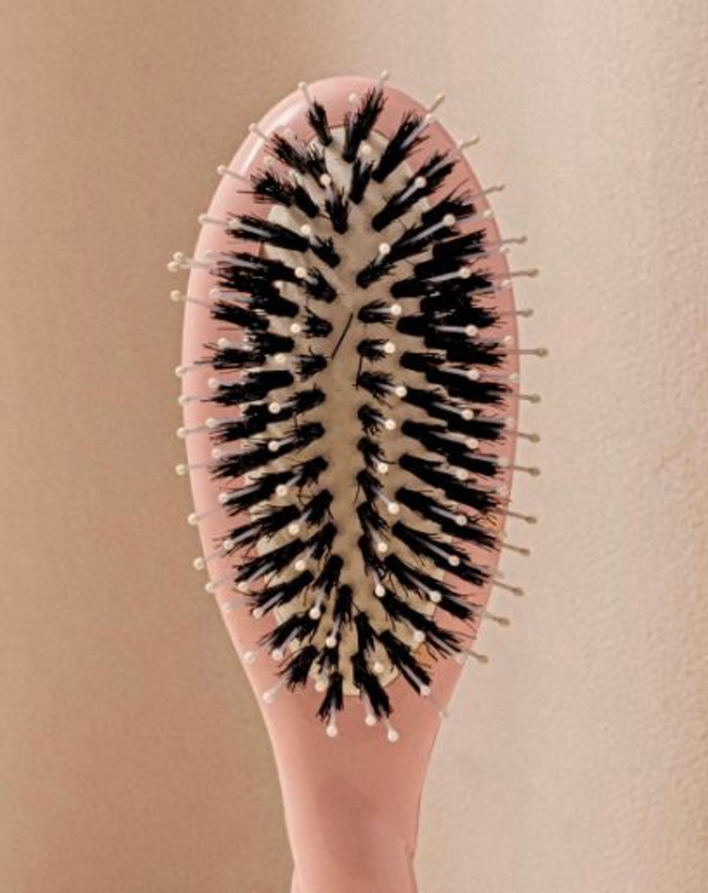 La Bonne Brosse Массажная расческа для волос N 03 Essential Small Sensitive Scalp Brush - Powder Pink